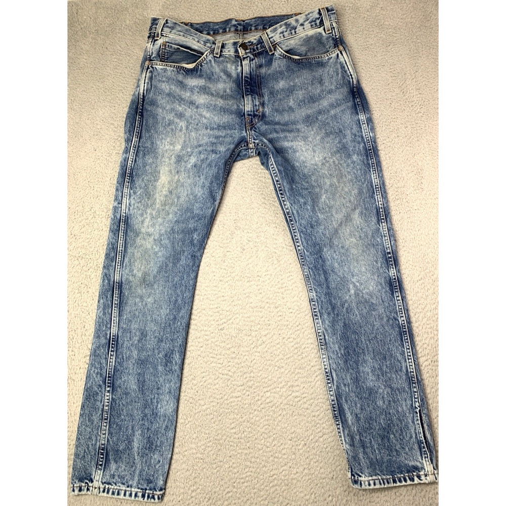 Orange Tab Vintage 90s Levis 505 Jeans Mens 38x30 Blue Regular Straight Leg